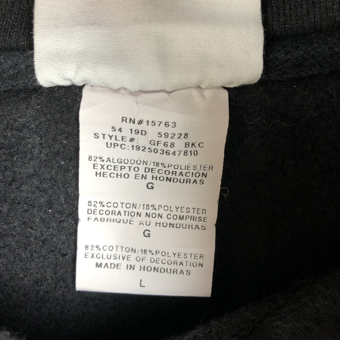 Champion REVERSE WEAVE Reverse Weave Sweat Pullover Hoodie Men's L size cotton black type Vintage Second Hand