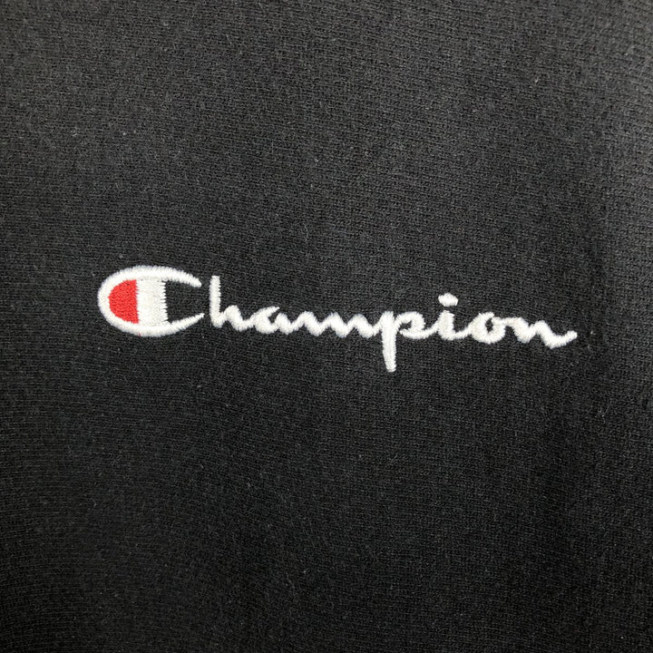 Champion REVERSE WEAVE Reverse Weave Sweat Pullover Hoodie Men's L size cotton black type Vintage Second Hand
