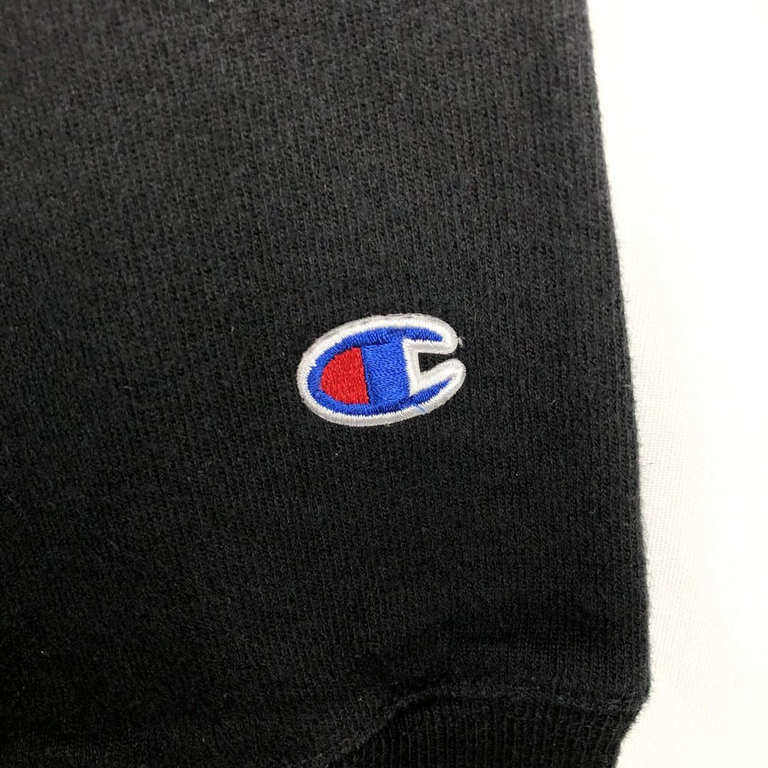 Champion REVERSE WEAVE Reverse Weave Sweat Pullover Hoodie Men's L size cotton black type Vintage Second Hand