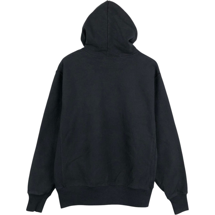 Champion REVERSE WEAVE Reverse Weave Sweat Pullover Hoodie Men's L size cotton black type Vintage Second Hand