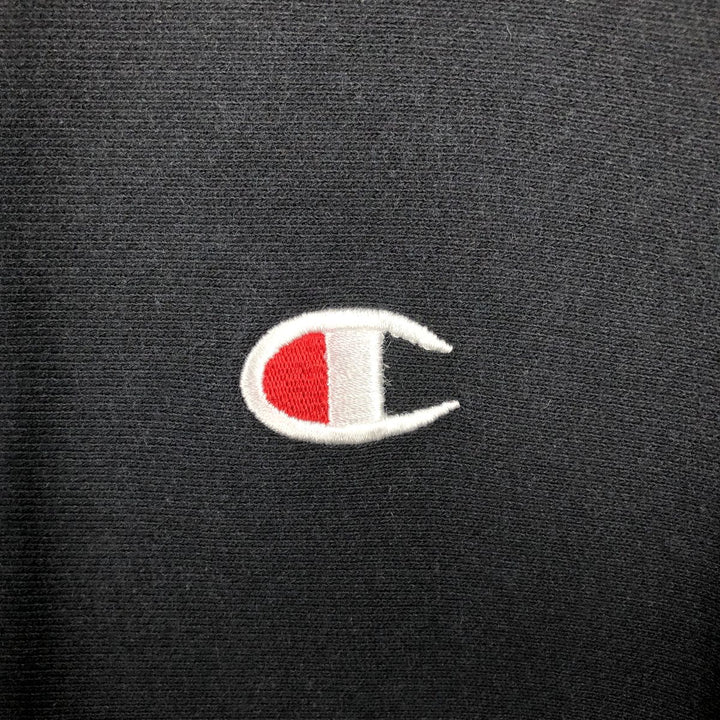 Champion REVERSE WEAVE Reverse Weave Sweat Pullover Hoodie Men's L size cotton black type Vintage Second Hand
