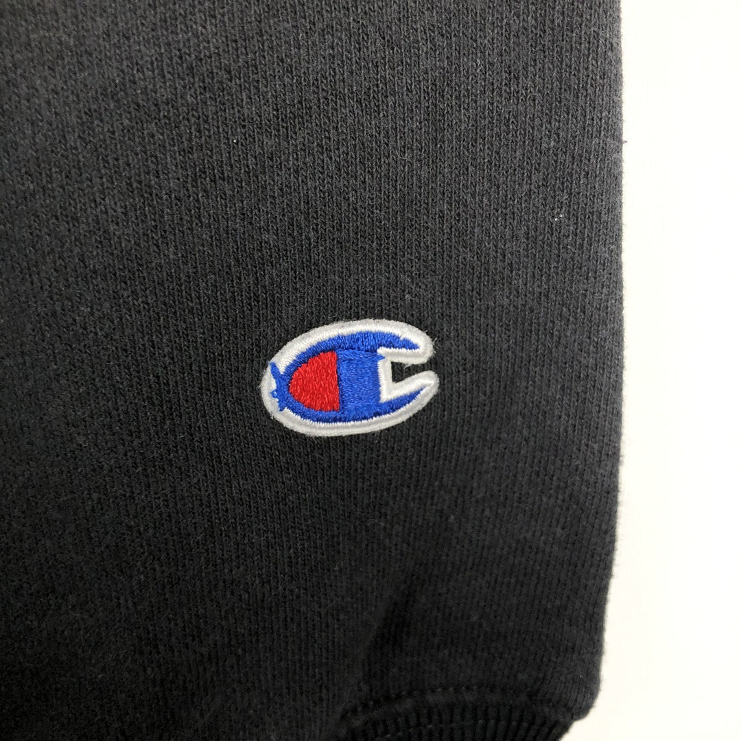 Champion REVERSE WEAVE Reverse Weave Sweat Pullover Hoodie Men's L size cotton black type Vintage Second Hand