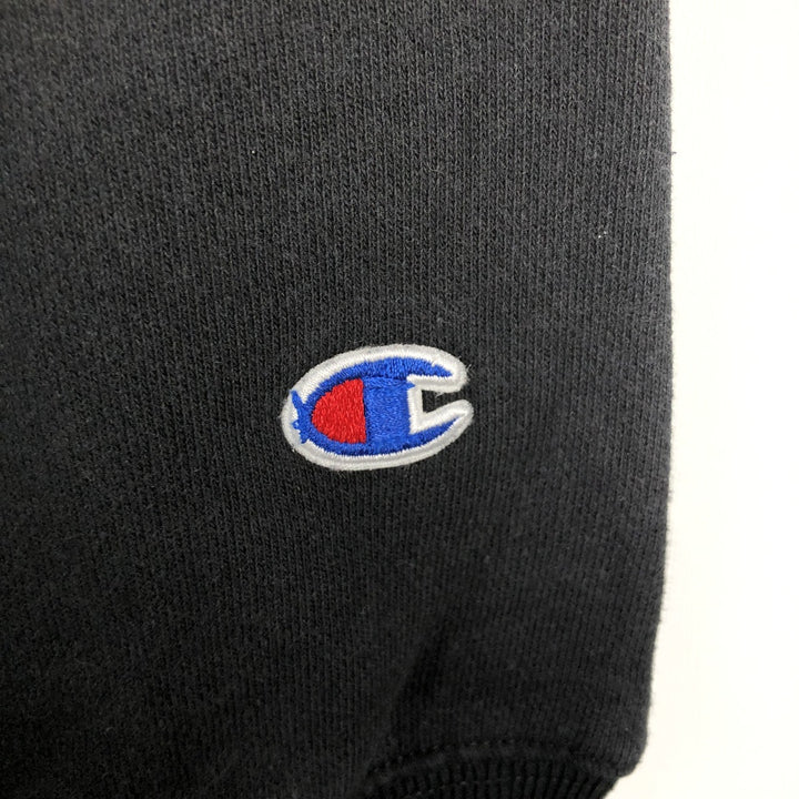 Champion REVERSE WEAVE Reverse Weave Sweat Pullover Hoodie Men's L size cotton black type Vintage Second Hand