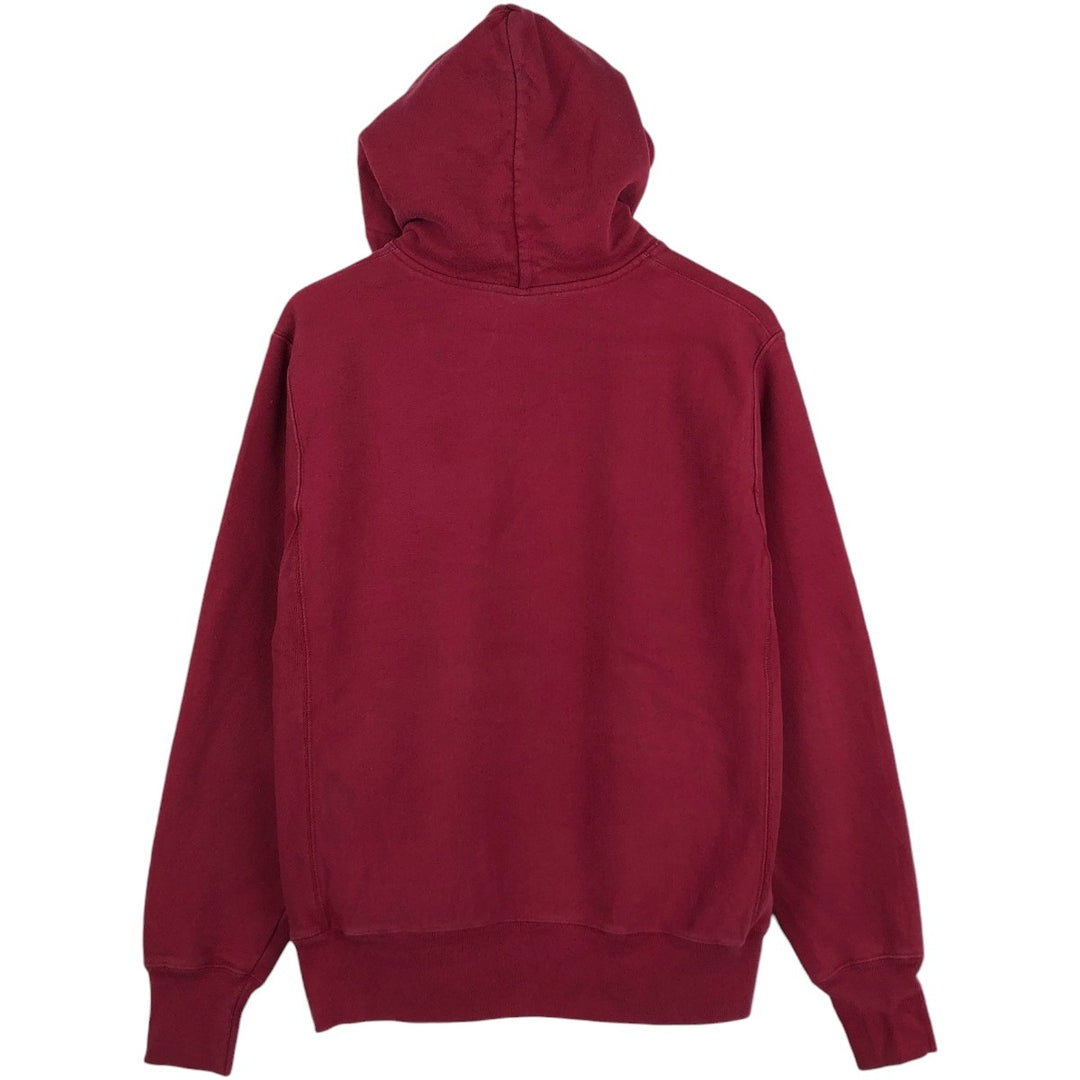 Champion REVERSE WEAVE MIT (Massachusetts Institute of Technology) sweatshirt pullover hoodie, men's size M (approx.) cotton burgundy type Vintage Second Hand
