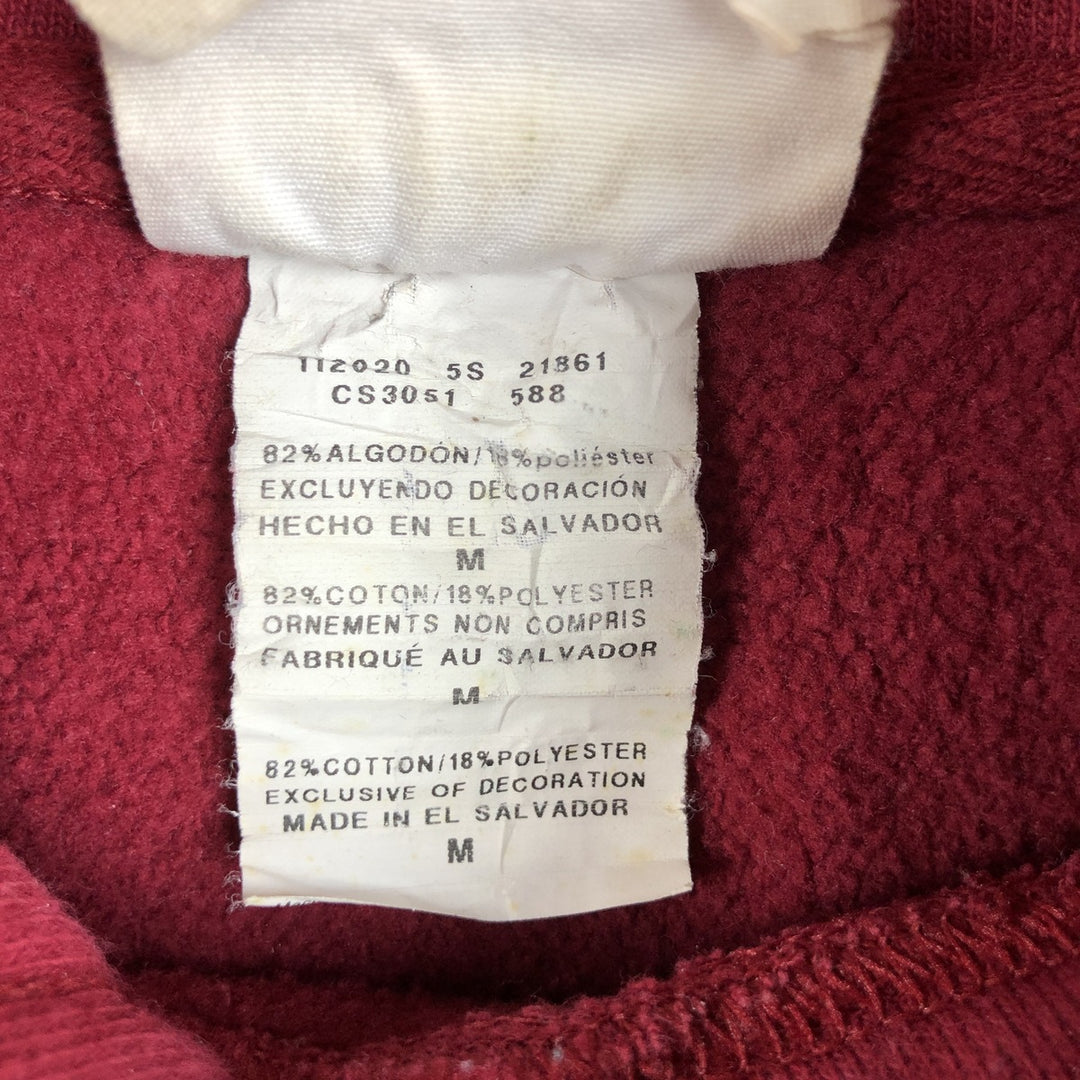 Champion REVERSE WEAVE MIT (Massachusetts Institute of Technology) sweatshirt pullover hoodie, men's size M (approx.) cotton burgundy type Vintage Second Hand