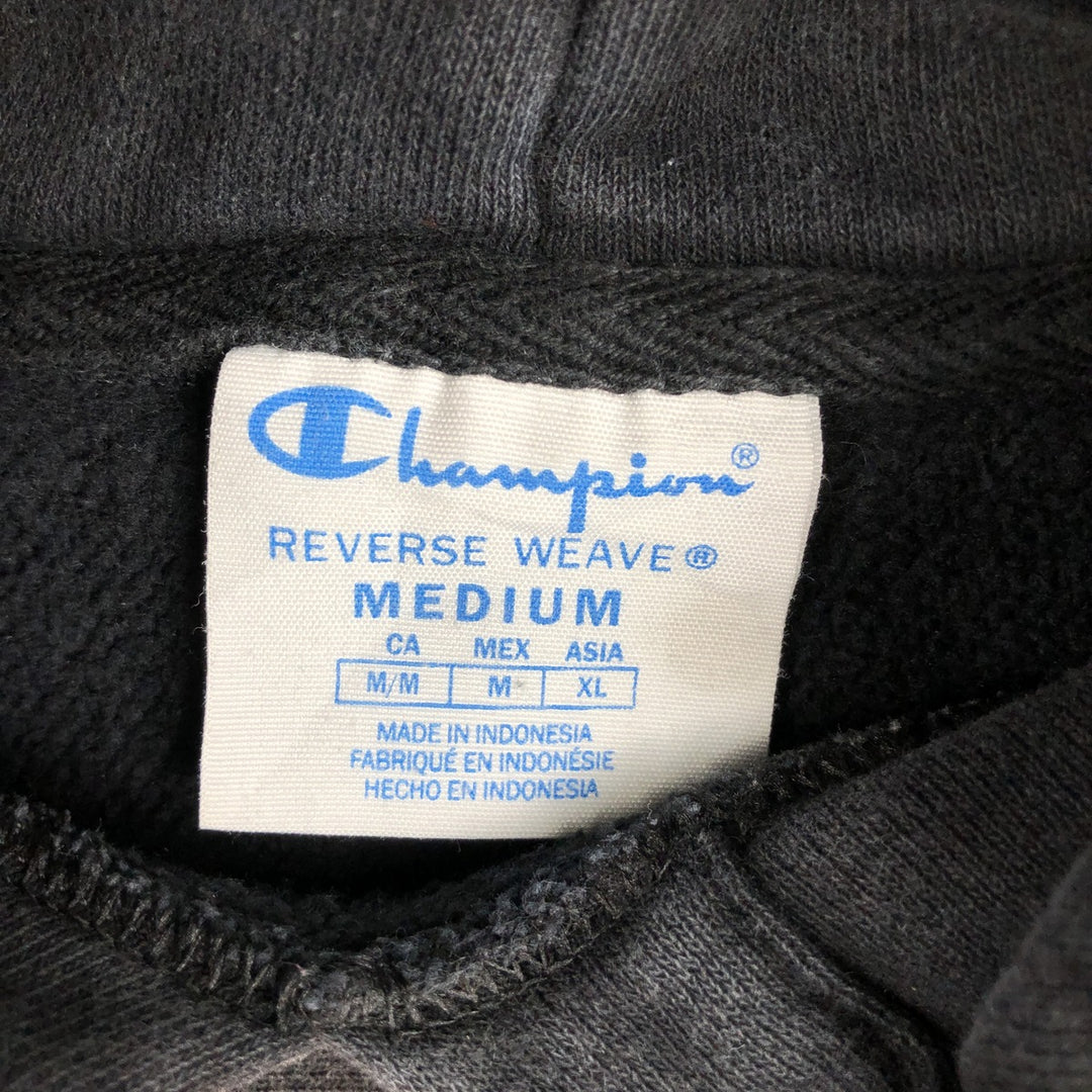 Champion REVERSE WEAVE Reverse Weave Sweat Pullover Hoodie Men's M cotton black type Vintage Second Hand