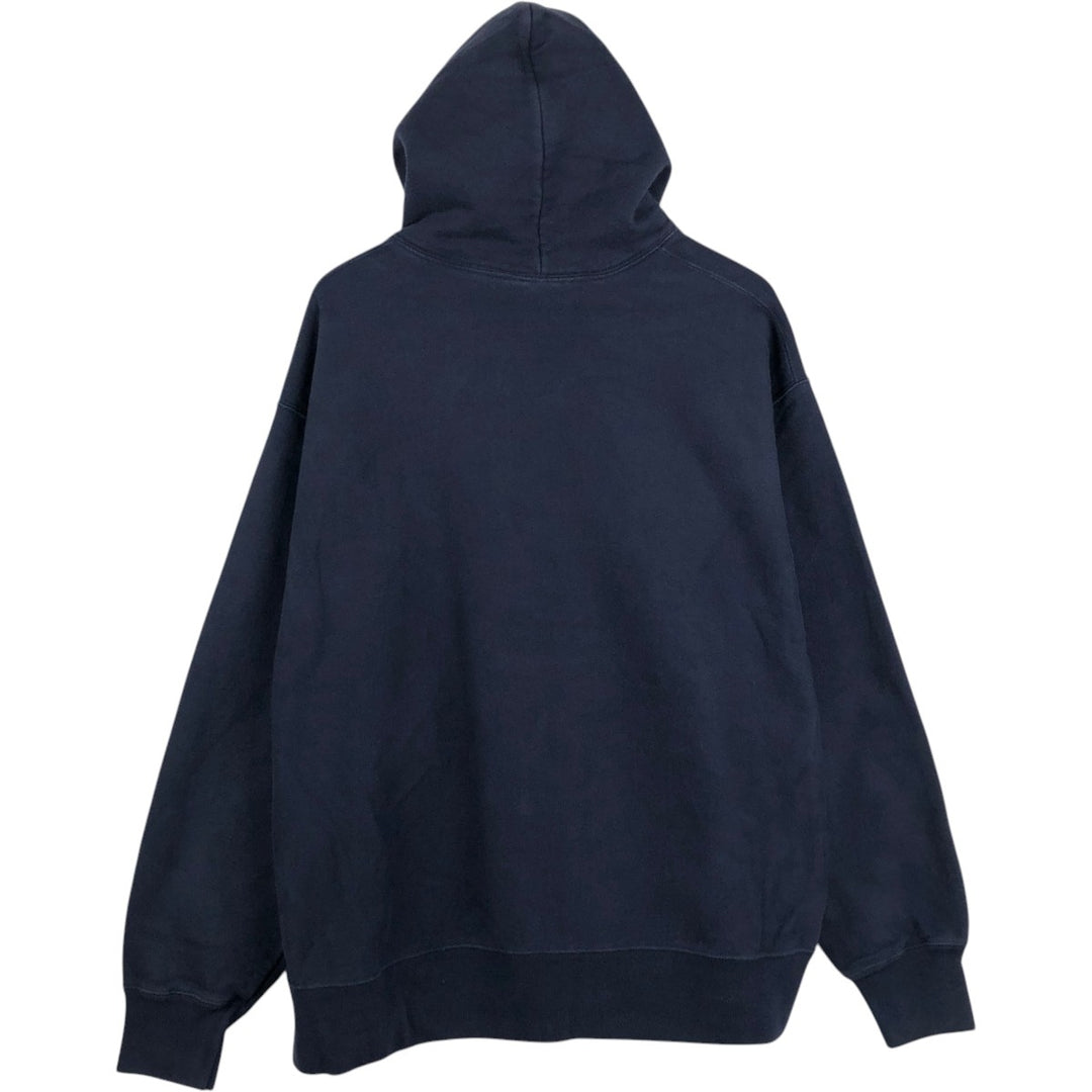 Champion Reverse Weave College Pullover Hoodie, Men's XXL cotton navy blue type Vintage Second Hand