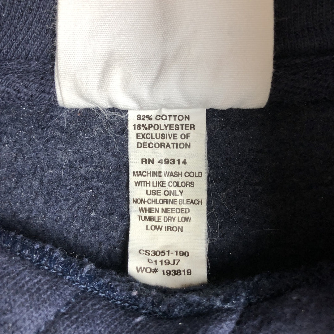 Champion Reverse Weave College Pullover Hoodie, Men's XXL cotton navy blue type Vintage Second Hand