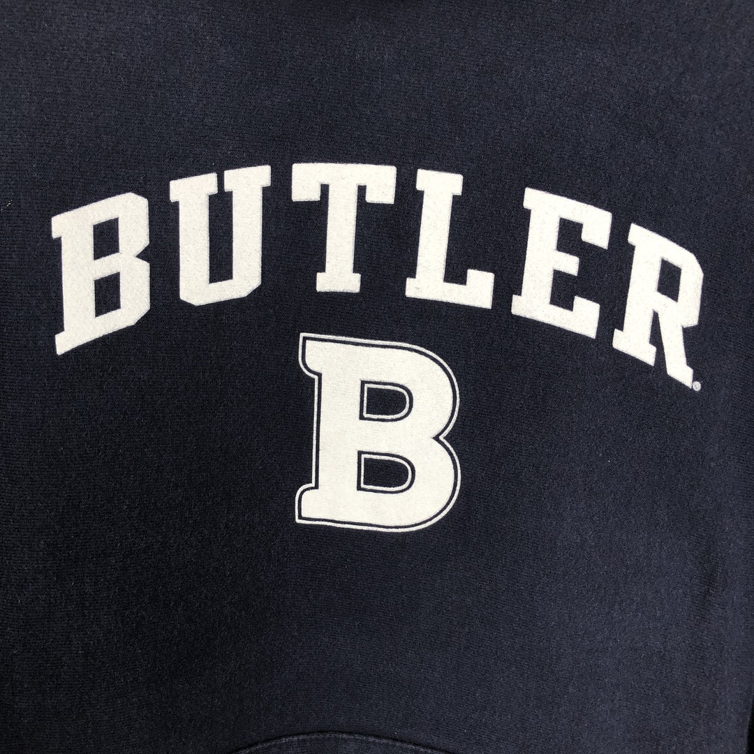 Champion Reverse Weave College Pullover Hoodie, Men's XXL cotton navy blue type Vintage Second Hand