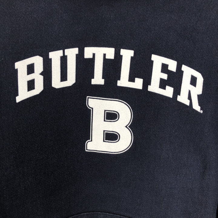 Champion Reverse Weave College Pullover Hoodie, Men's XXL cotton navy blue type Vintage Second Hand