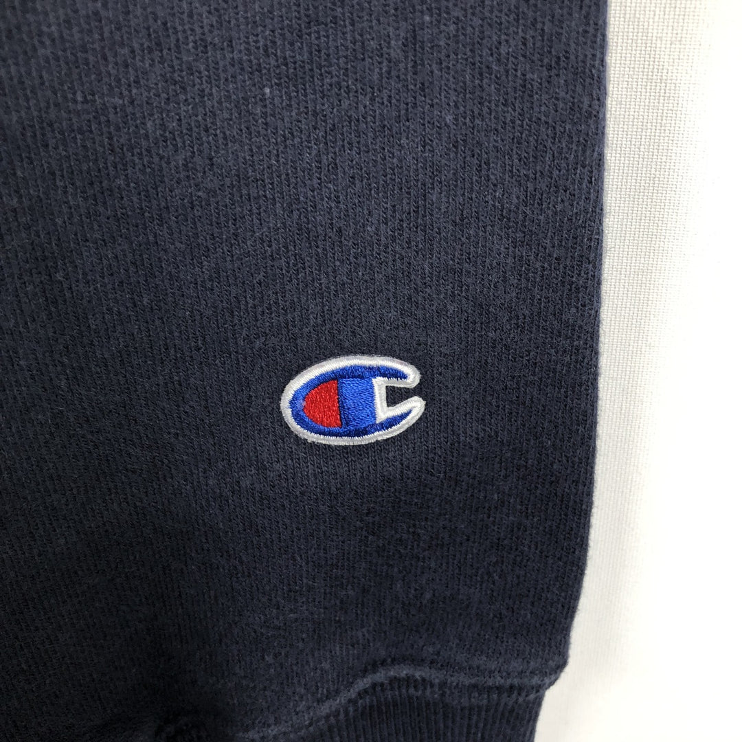 Champion Reverse Weave College Pullover Hoodie, Men's XXL cotton navy blue type Vintage Second Hand