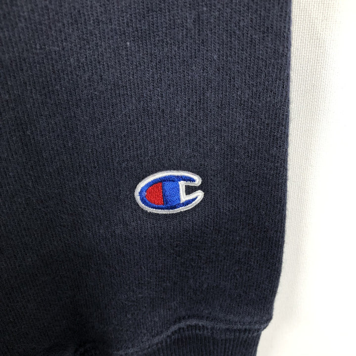 Champion Reverse Weave College Pullover Hoodie, Men's XXL cotton navy blue type Vintage Second Hand