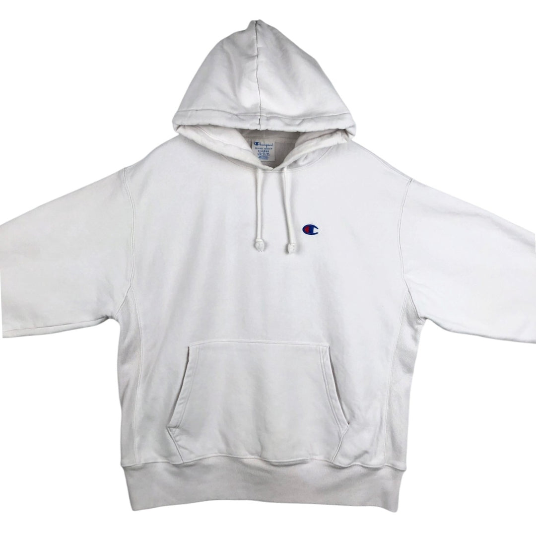 Champion REVERSE WEAVE Reverse Weave Sweat Pullover Hoodie Men's XL cotton white type Vintage Second Hand