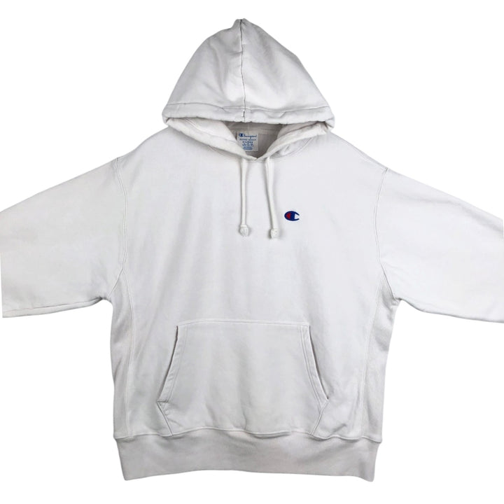 Champion REVERSE WEAVE Reverse Weave Sweat Pullover Hoodie Men's XL cotton white type Vintage Second Hand