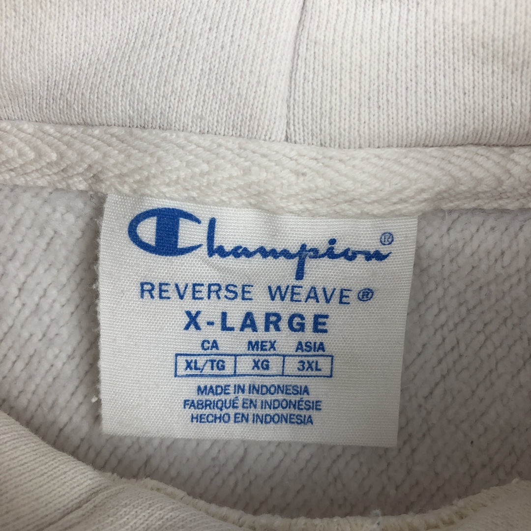 Champion REVERSE WEAVE Reverse Weave Sweat Pullover Hoodie Men's XL cotton white type Vintage Second Hand