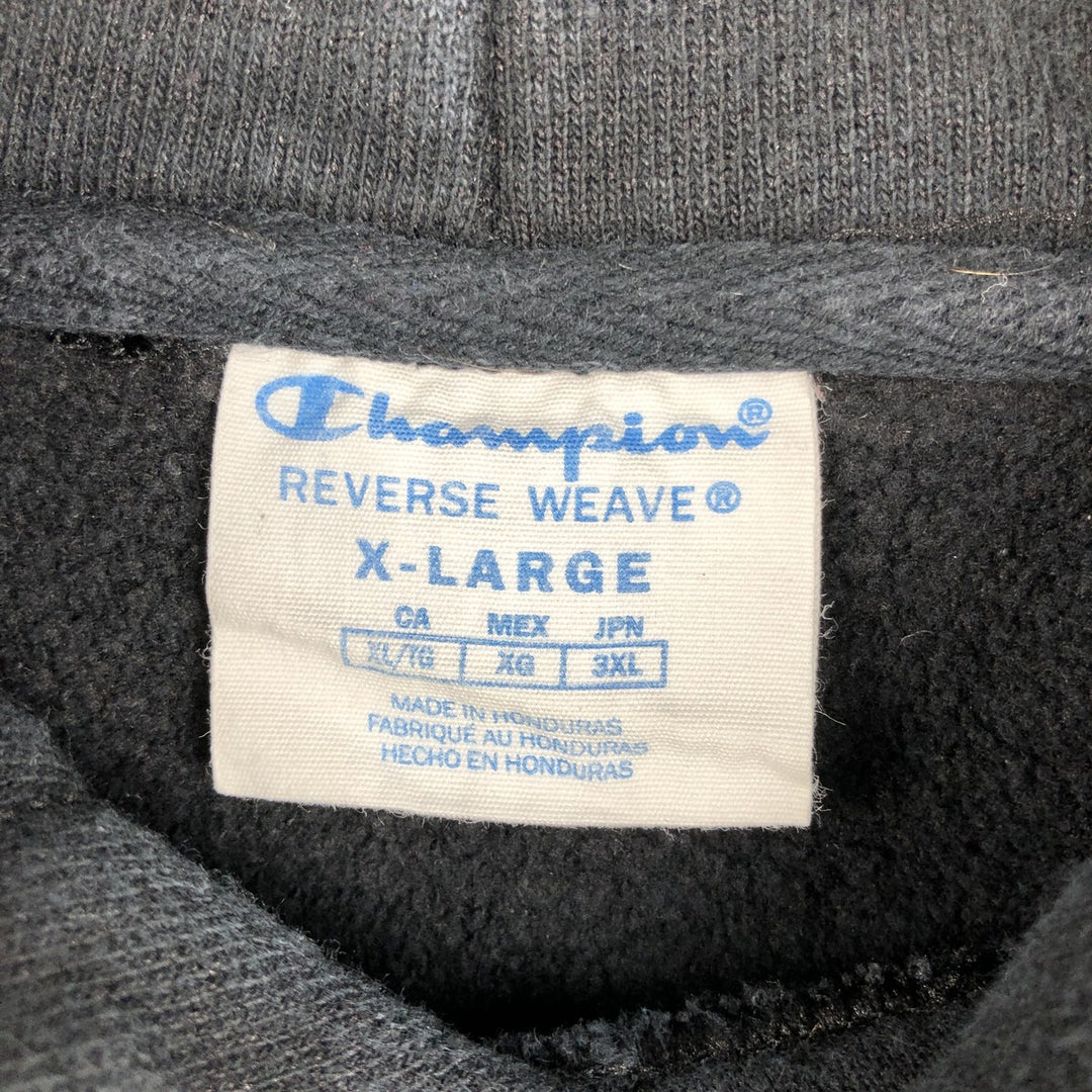 Champion REVERSE WEAVE Reverse Weave Sweat Pullover Hoodie Men's XL cotton black type Vintage Second Hand