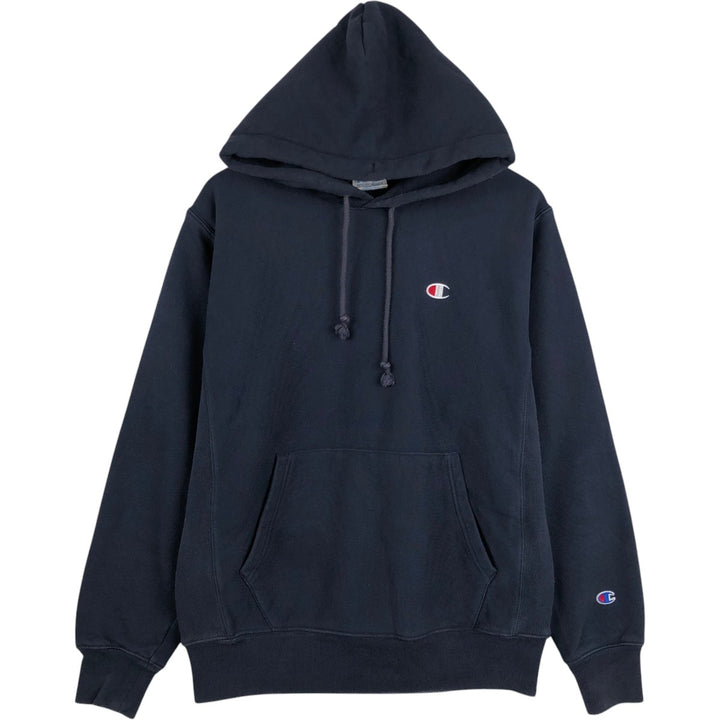 Champion REVERSE WEAVE Reverse Weave Sweat Pullover Hoodie Men's M cotton navy blue type Vintage Second Hand