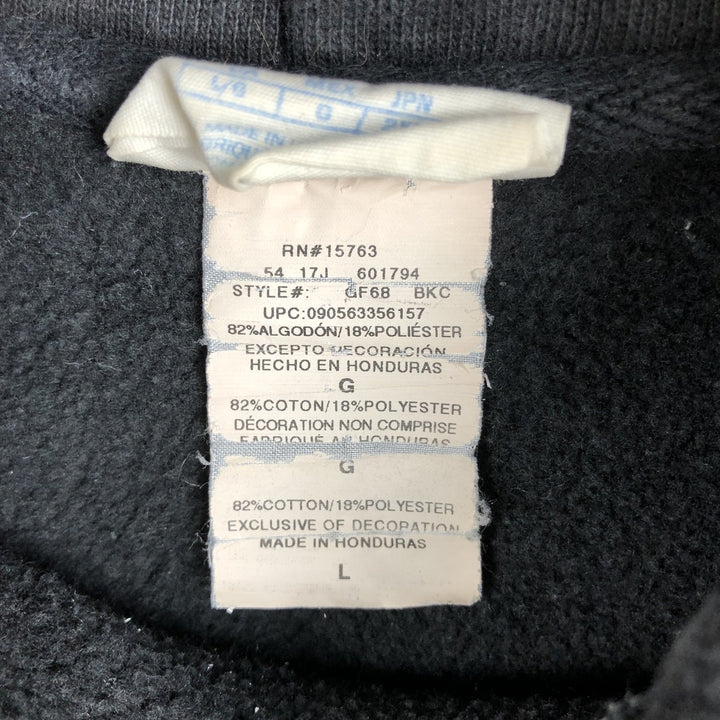 Champion REVERSE WEAVE Reverse Weave Sweat Pullover Hoodie Men's L size cotton black type Vintage Second Hand