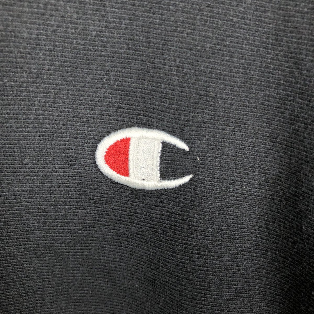 Champion REVERSE WEAVE Reverse Weave Sweat Pullover Hoodie Men's L size cotton black type Vintage Second Hand