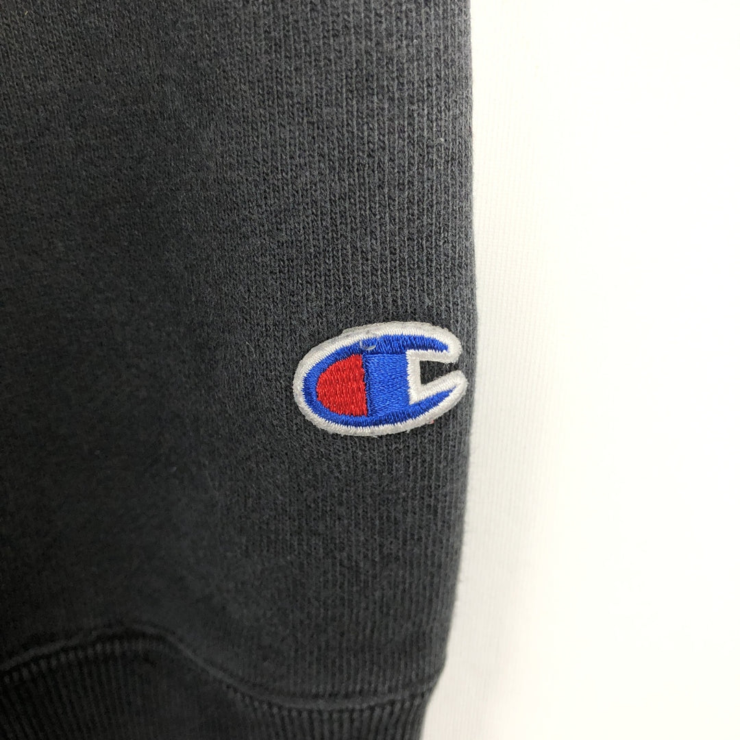 Champion REVERSE WEAVE Reverse Weave Sweat Pullover Hoodie Men's L size cotton black type Vintage Second Hand