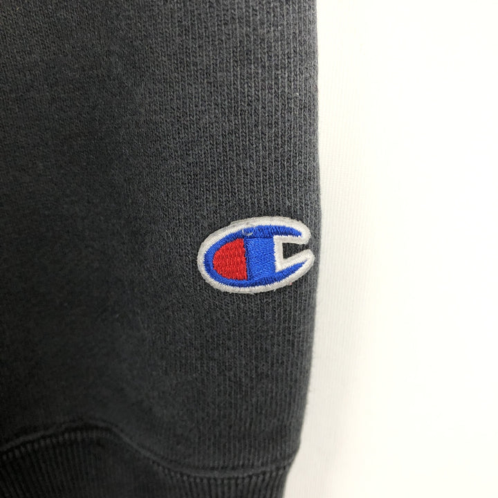 Champion REVERSE WEAVE Reverse Weave Sweat Pullover Hoodie Men's L size cotton black type Vintage Second Hand