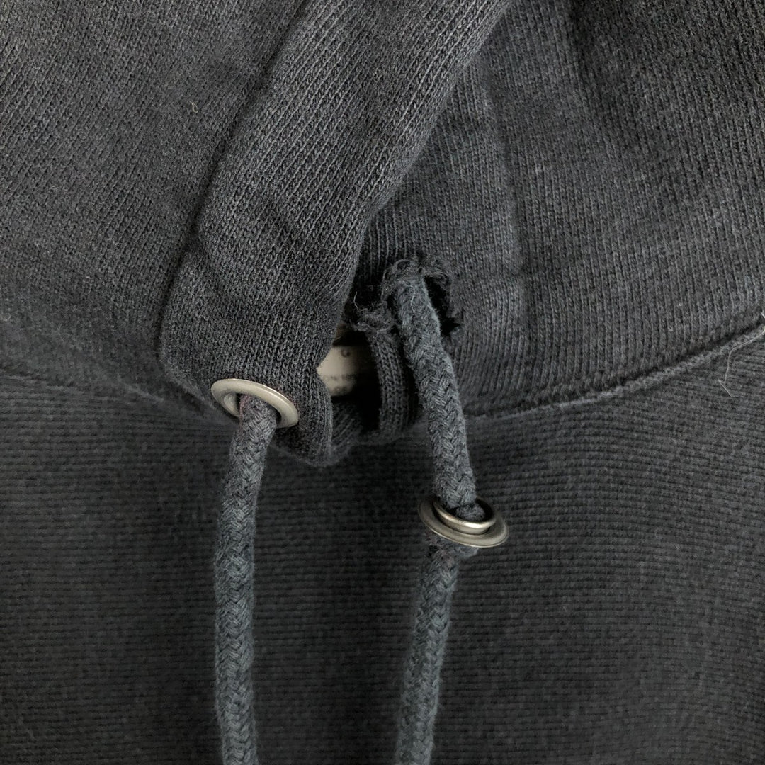 Champion REVERSE WEAVE Reverse Weave Sweat Pullover Hoodie Men's L size cotton black type Vintage Second Hand