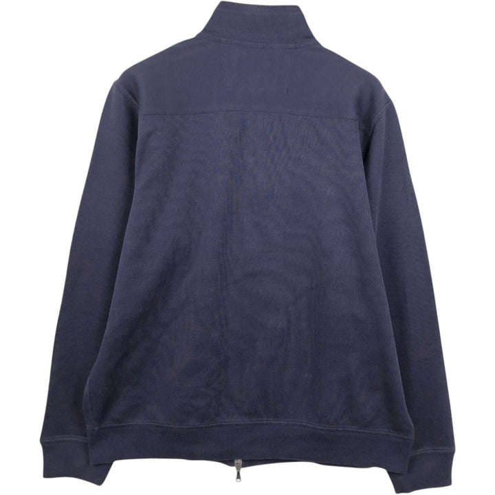 Banana Republic full-zip sweatshirt, men's size XL cotton navy blue type Vintage Second Hand
