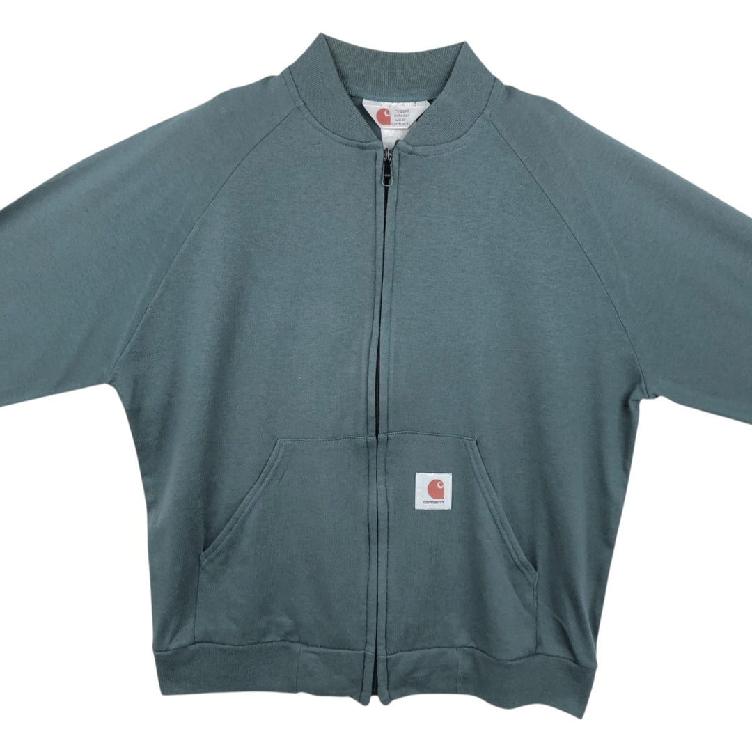 Carhartt full zip sweatshirt, men's XL size unclear Khaki type sage green Vintage Second Hand