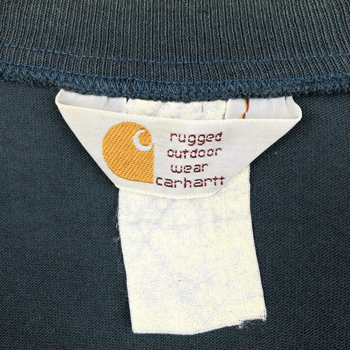 Carhartt full zip sweatshirt, men's XL size unclear Khaki type sage green Vintage Second Hand