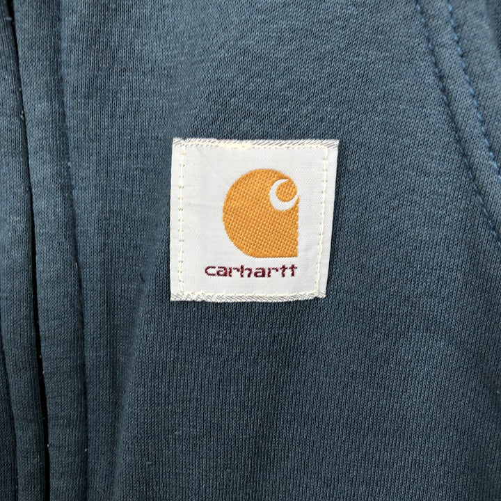 Carhartt full zip sweatshirt, men's XL size unclear Khaki type sage green Vintage Second Hand