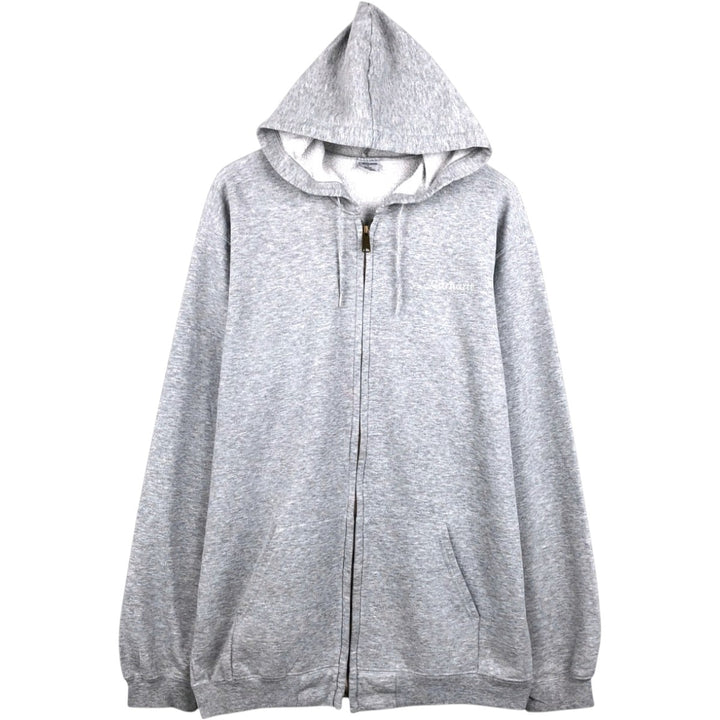 Carhartt Sweat Full Zip Hoodie Men's L size cotton gray type Vintage Second Hand