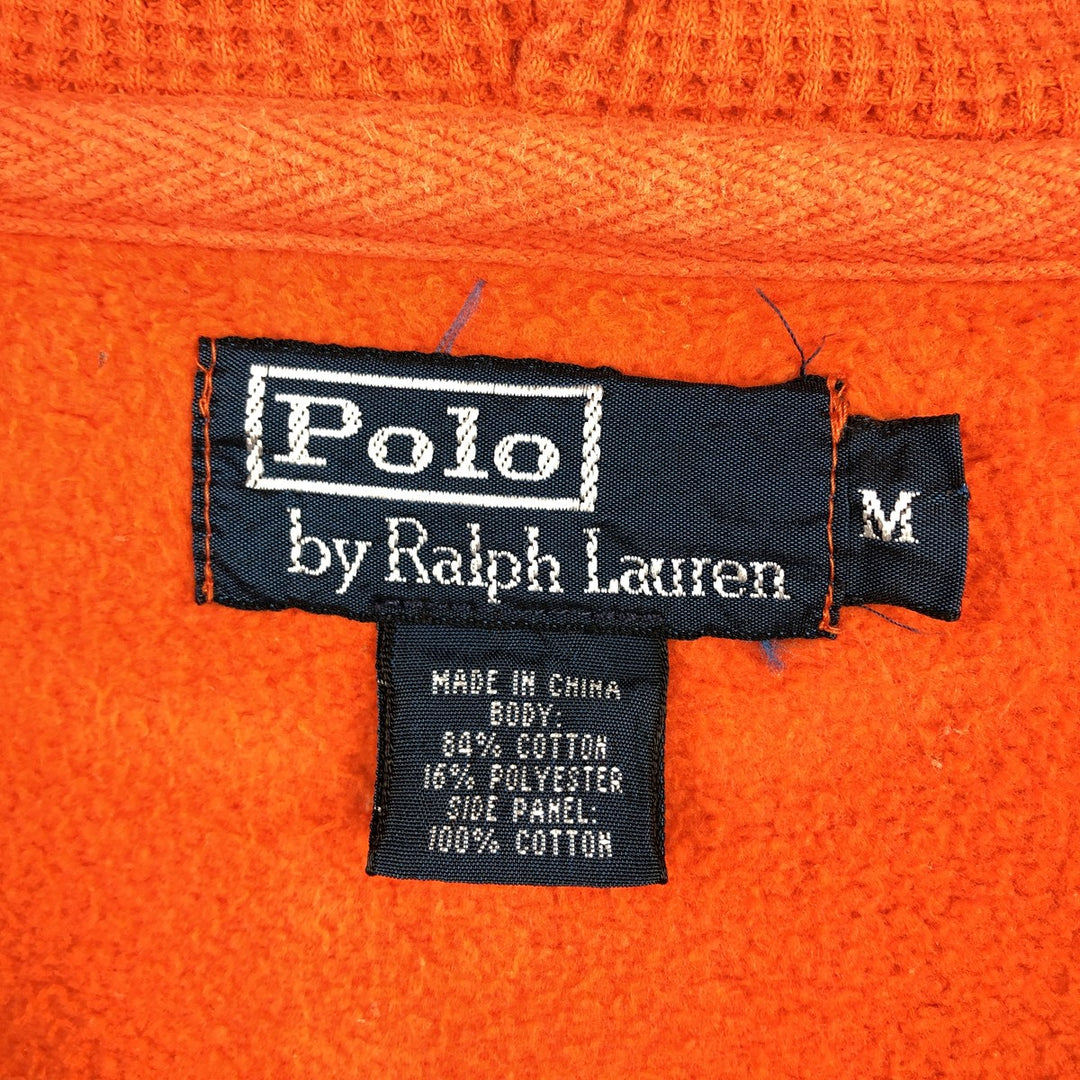 Ralph Lauren POLO by Ralph Lauren Sweat Full Zip Hoodie Men's M cotton orange type Vintage Second Hand