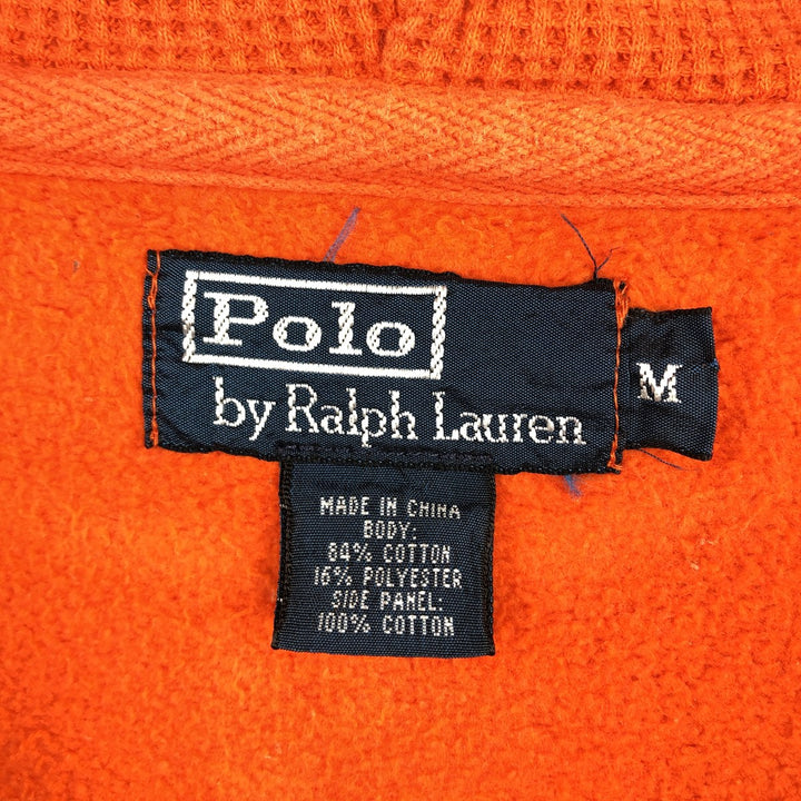 Ralph Lauren POLO by Ralph Lauren Sweat Full Zip Hoodie Men's M cotton orange type Vintage Second Hand