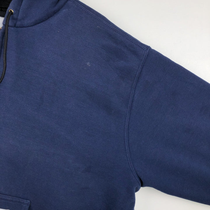 Carhartt Sweat Full Zip Hoodie Men's XL unclear navy blue type Vintage Second Hand