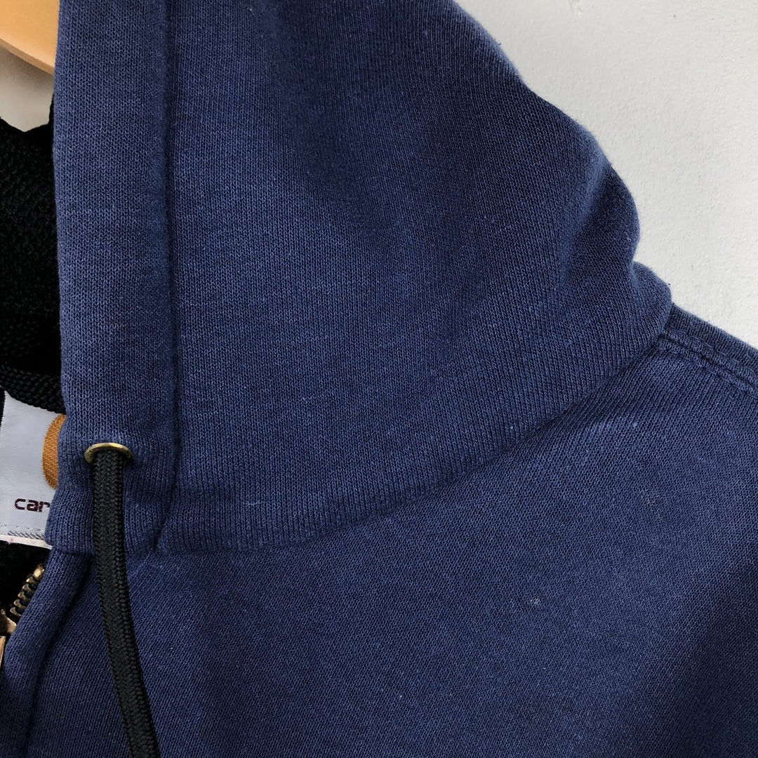 Carhartt Sweat Full Zip Hoodie Men's XL unclear navy blue type Vintage Second Hand