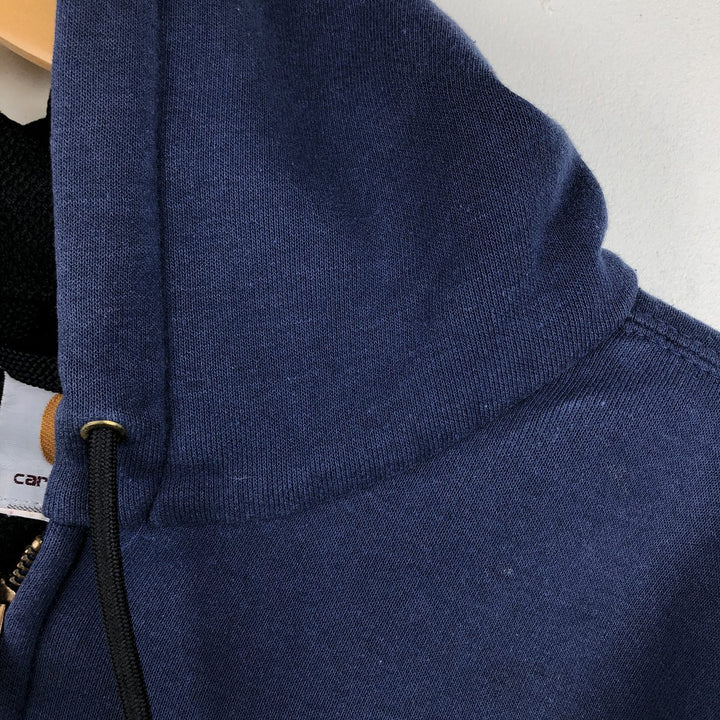 Carhartt Sweat Full Zip Hoodie Men's XL unclear navy blue type Vintage Second Hand
