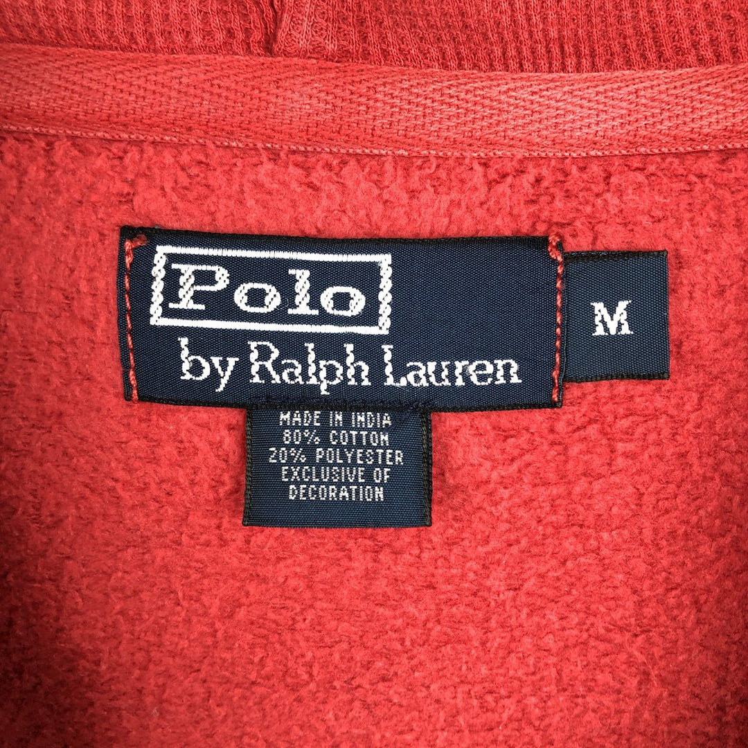 Ralph Lauren POLO by Ralph Lauren Sweat Full Zip Hoodie Men's M cotton red type Vintage Second Hand