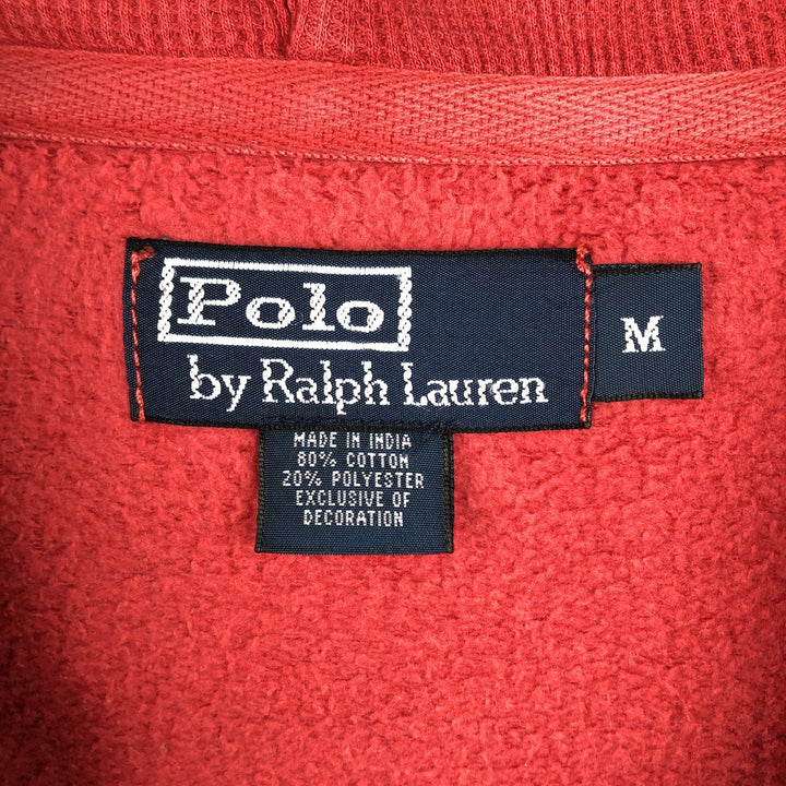 Ralph Lauren POLO by Ralph Lauren Sweat Full Zip Hoodie Men's M cotton red type Vintage Second Hand