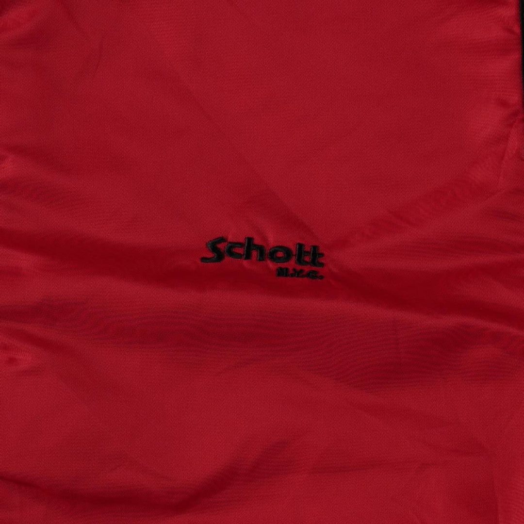 Schott Reversible Padded Vest, Men's Size M (approx.) Nylon red type Vintage Second Hand