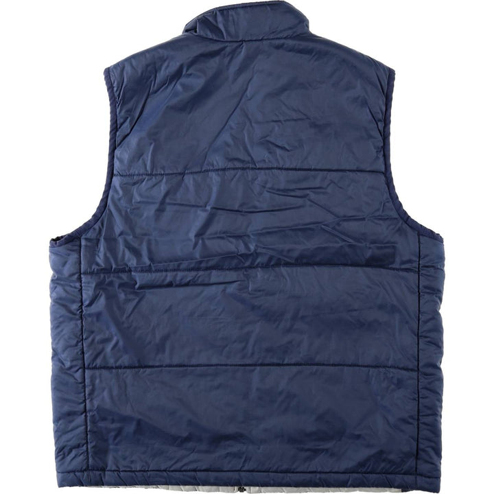 2000'S Nike Reversible Padded Vest, Men's Size M (approx.) Nylon navy blue type Vintage Second Hand