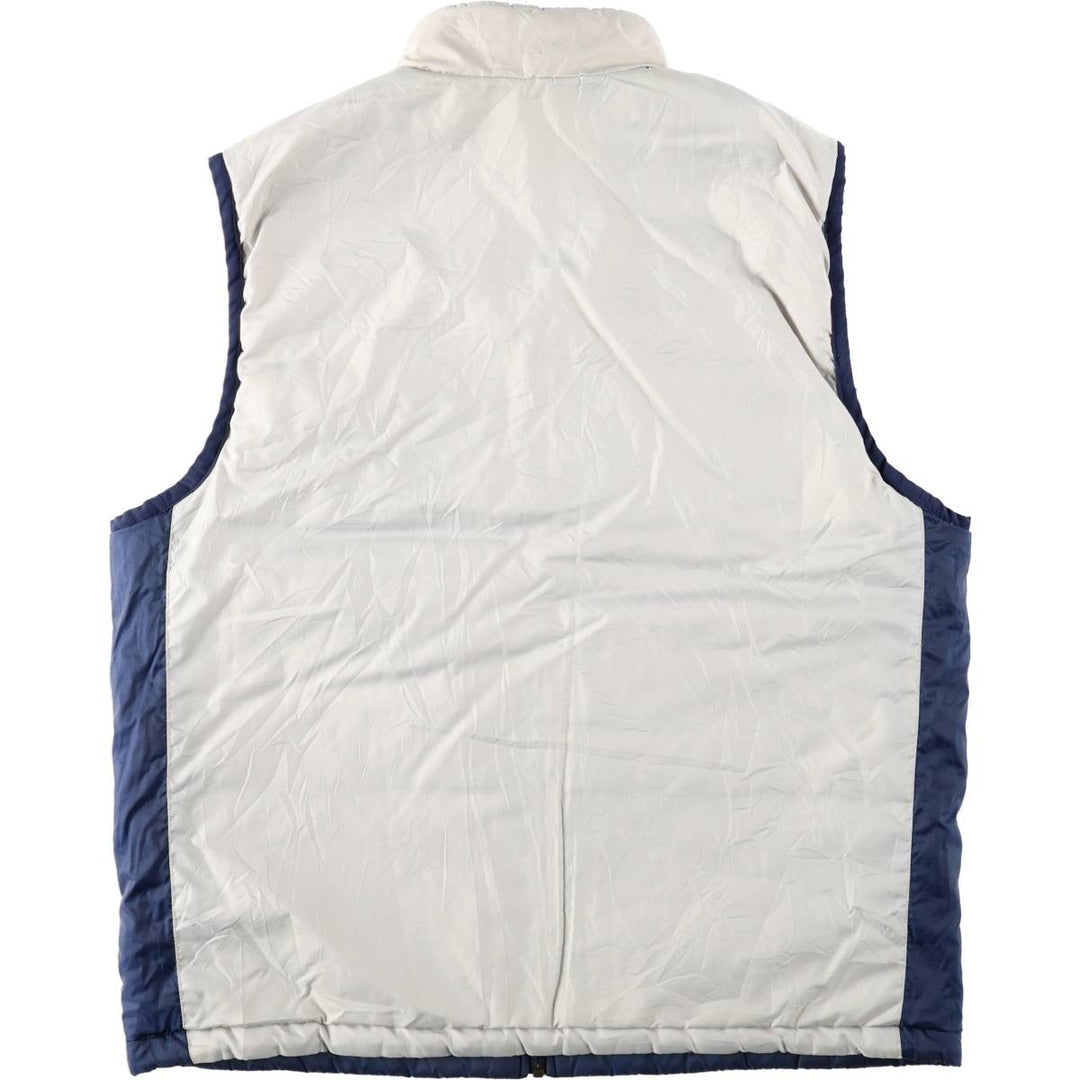 2000'S Nike Reversible Padded Vest, Men's Size M (approx.) Nylon navy blue type Vintage Second Hand