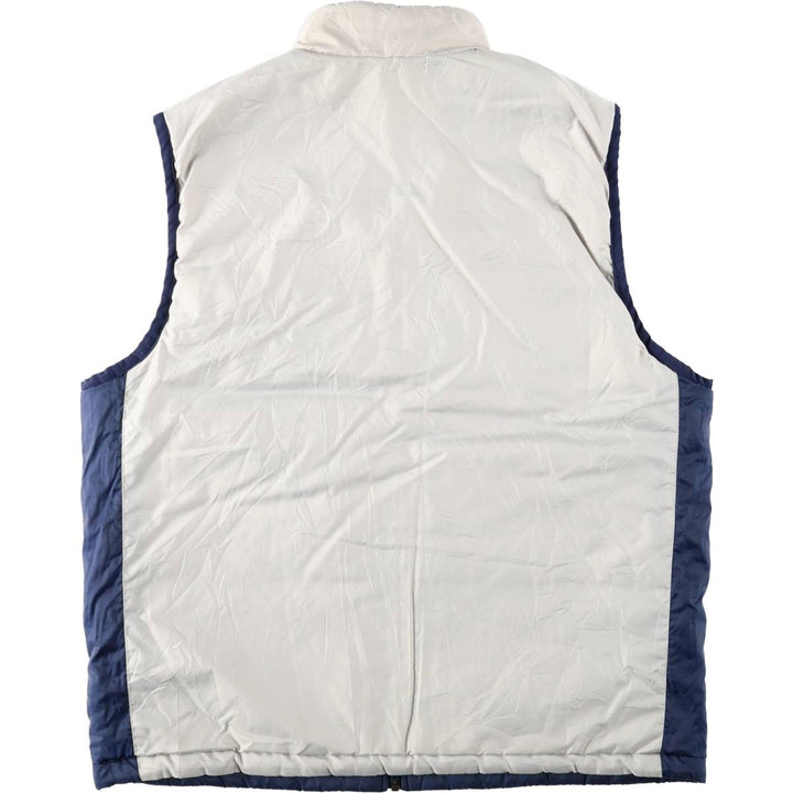 2000'S Nike Reversible Padded Vest, Men's Size M (approx.) Nylon navy blue type Vintage Second Hand
