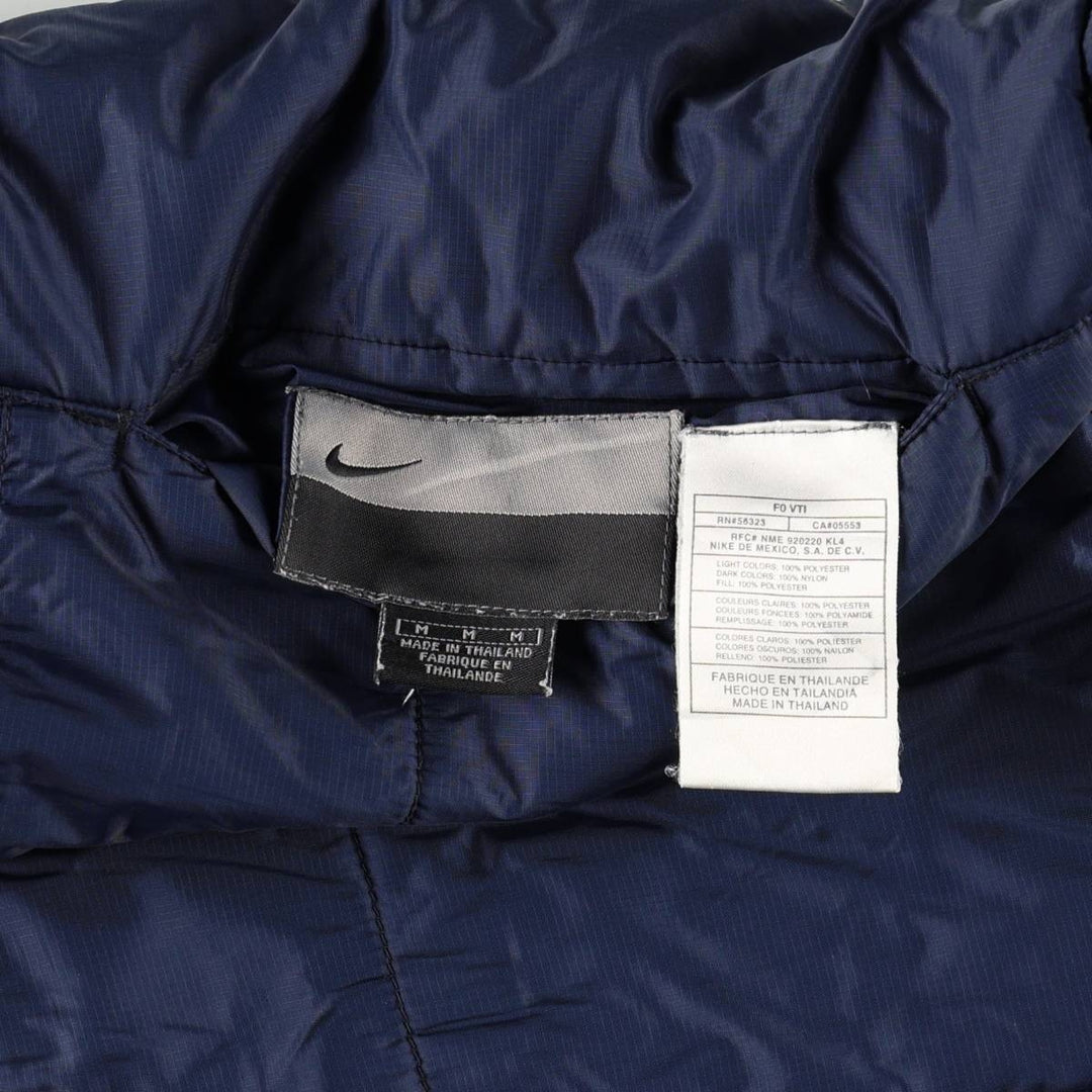 2000'S Nike Reversible Padded Vest, Men's Size M (approx.) Nylon navy blue type Vintage Second Hand