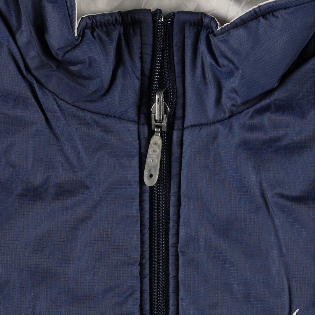 2000'S Nike Reversible Padded Vest, Men's Size M (approx.) Nylon navy blue type Vintage Second Hand