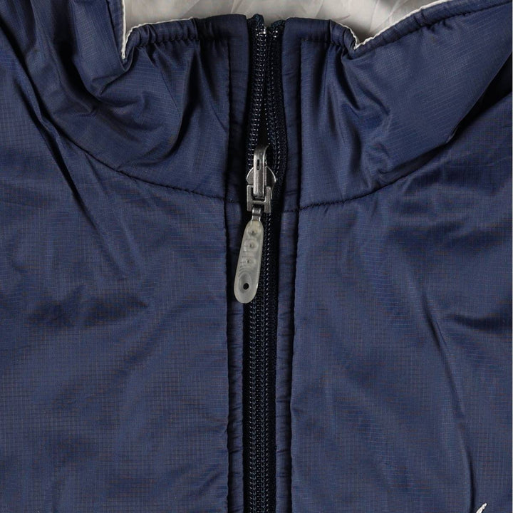 2000'S Nike Reversible Padded Vest, Men's Size M (approx.) Nylon navy blue type Vintage Second Hand