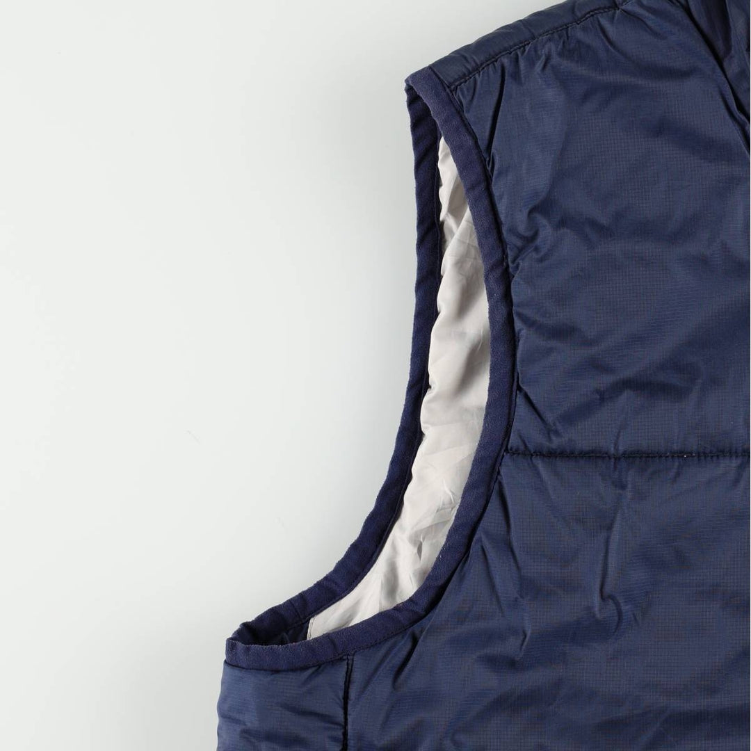 2000'S Nike Reversible Padded Vest, Men's Size M (approx.) Nylon navy blue type Vintage Second Hand