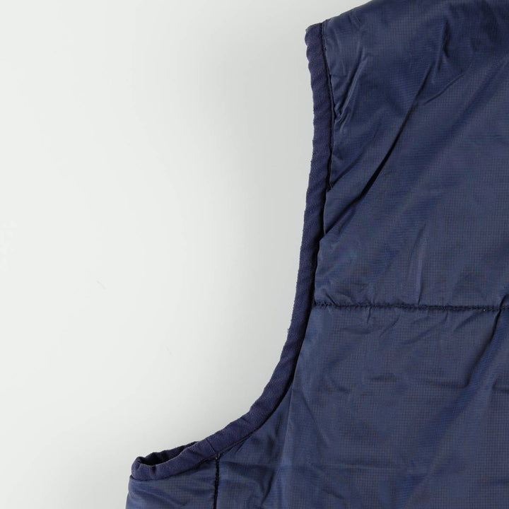 2000'S Nike Reversible Padded Vest, Men's Size M (approx.) Nylon navy blue type Vintage Second Hand