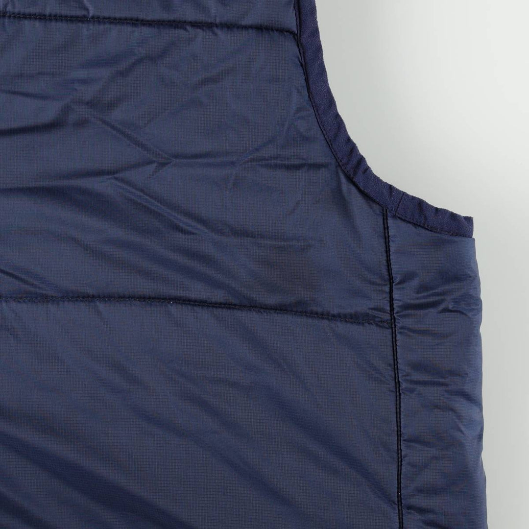 2000'S Nike Reversible Padded Vest, Men's Size M (approx.) Nylon navy blue type Vintage Second Hand