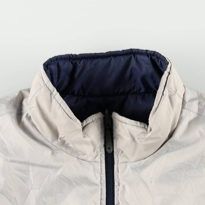 2000'S Nike Reversible Padded Vest, Men's Size M (approx.) Nylon navy blue type Vintage Second Hand