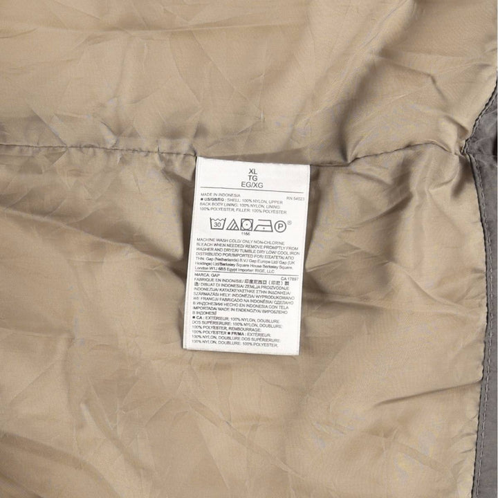 GAP PRIMALOFT Insulated Vest, Men's Size XL (equivalent) Nylon gray type Vintage Second Hand